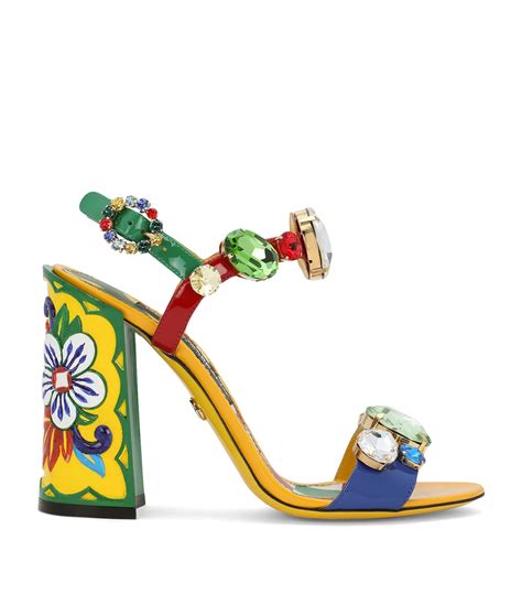 sandalia dolce gabbana|dolce gabbana heeled sandals.